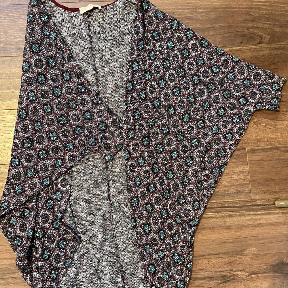 Long Colorful Cardigan